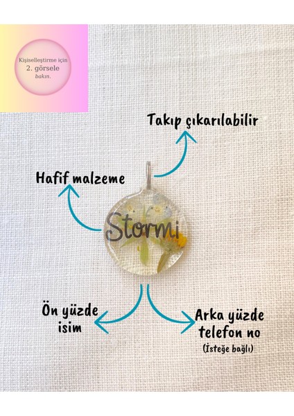 Gerçek Çiçekli Kedi/ Küçük- Orta Irk Köpek- Isimliği/ Künyesi