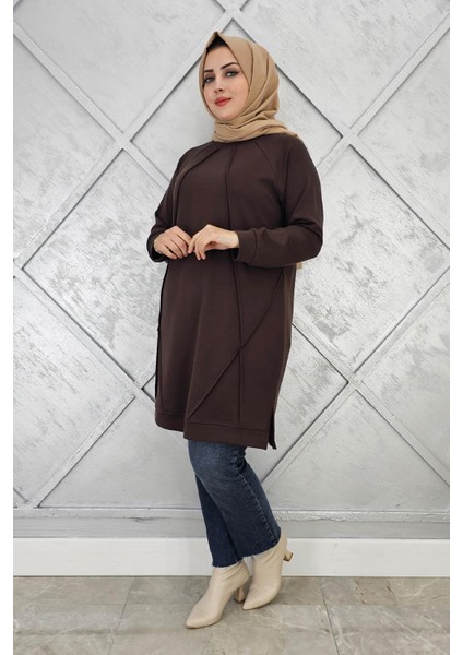 Kadın Nervür Dikim Tesettür Tunik fiyatları