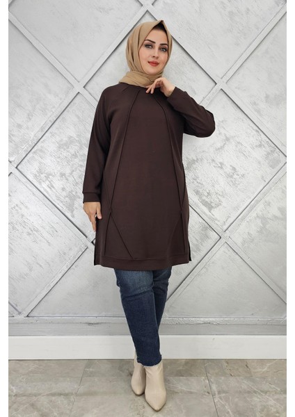 Kadın Nervür Dikim Tesettür Tunik modelleri