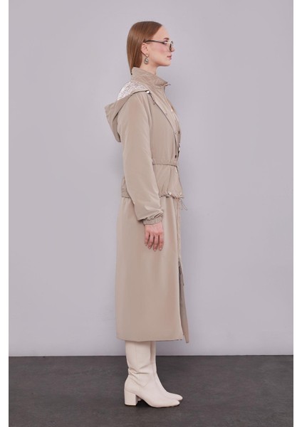 Camel Çıkarılabilir Detaylı Trençkot modelleri