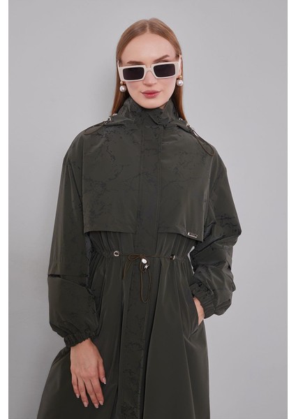 Haki Rüzgarlık Detaylı Trençkot fiyatları