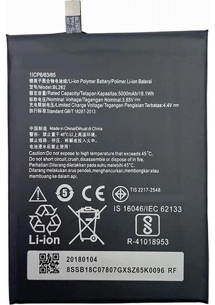 Lenovo Vibe P2 BL262 Batarya Pil 5000MAH Battery BL262 For Lenovo P2C72 P2A42