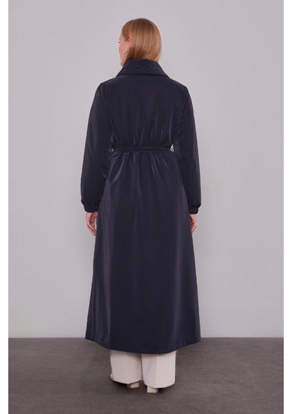 Lacivert Açılırfermuar Detaylı Trençkot fırsatları