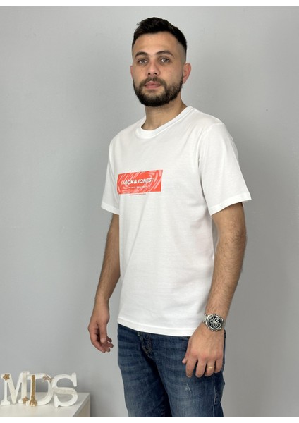 Jcorecharge J&j Logolu Erkek Beyaz Tişört 12276411 fiyatları