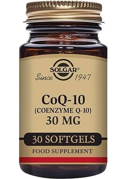 Coenzyme Q-10 30 Mg 30 Kapsül fiyatları