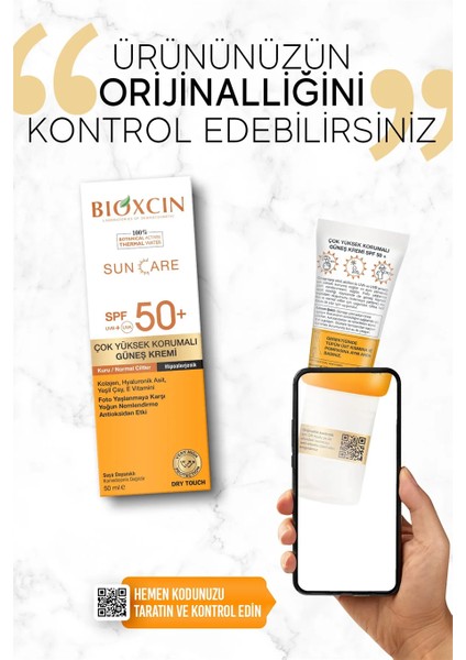 Sun Care Kuru Ciltler İçin Güneş Kremi Spf 50+ 50 ml