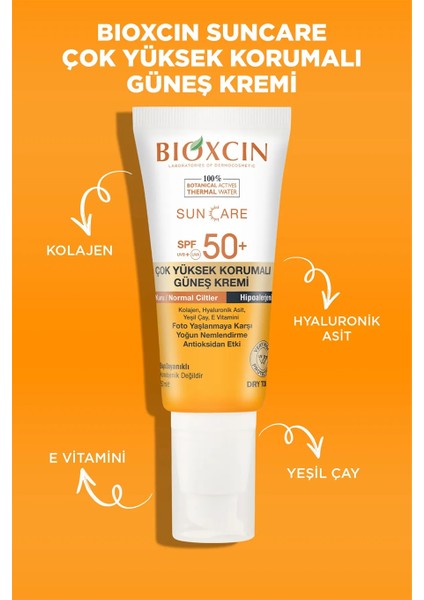 Sun Care Kuru Ciltler İçin Güneş Kremi Spf 50+ 50 ml