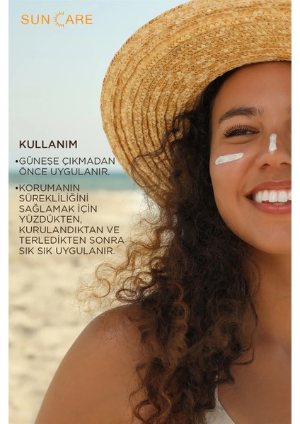 Sun Care Kuru Ciltler İçin Güneş Kremi Spf 50+ 50 ml
