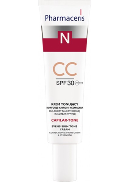Capilar Tone CC Even Skin Tone Cream SPF 30 40 ml fiyatları
