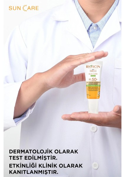 Spf 50+ Güneş Kremi 50 ml Akneye Eğilimli Cilt