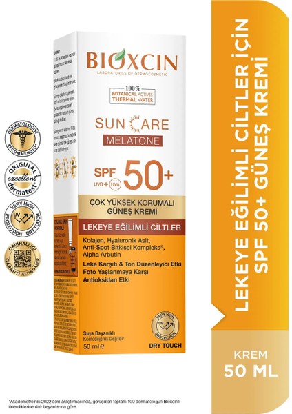 Sun Care Lekeye Eğilimli Ciltler Için Çok Yüksek Korumalı Güneş Kremi 50 Spf 50 ml