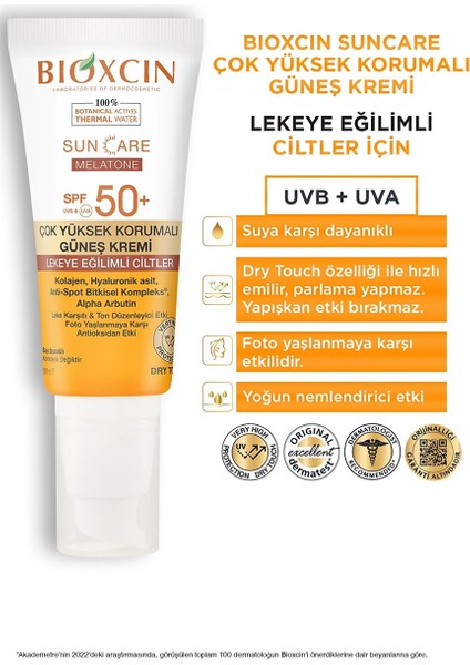 Sun Care Lekeye Eğilimli Ciltler Için Çok Yüksek Korumalı Güneş Kremi 50 Spf 50 ml