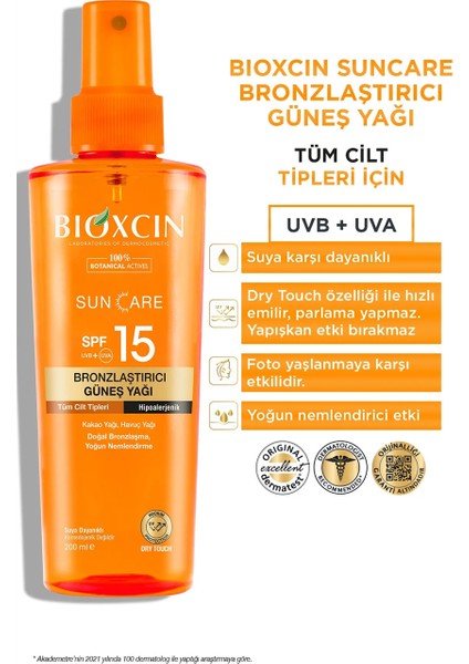 Sun Care Bronzlaştırıcı Yağ 200 ml indirimleri