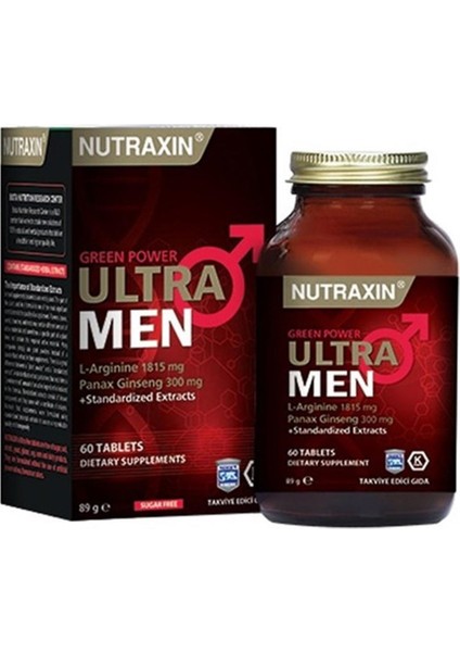Ultra Men 60 Tablet indirimleri