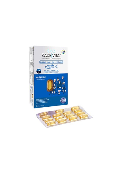 Premium Omega 3 Balık Yağı Genel Destek 45 Kapsül