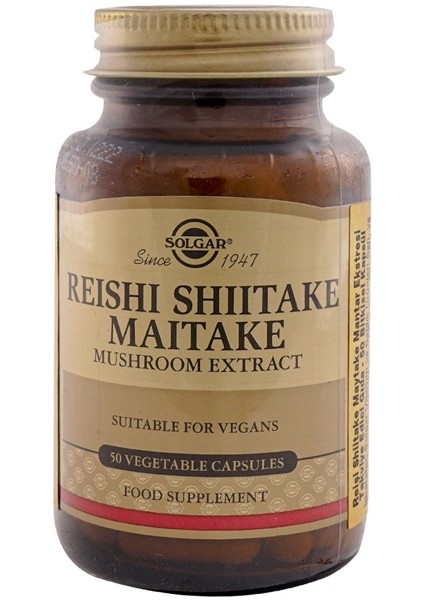 Reishi Shiitake Maitake Mushroom Extract 50 Kapsül fiyatları