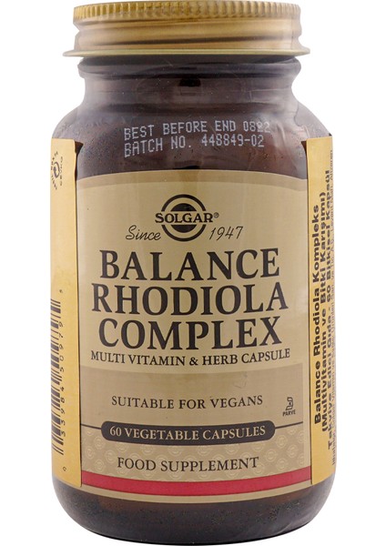 Balance Rhodiola Complex 60 Kapsül