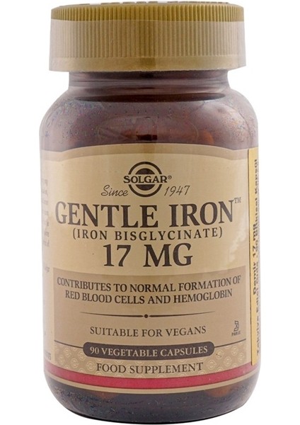Gentle Iron 17 Mg 90 Kapsül fiyatları