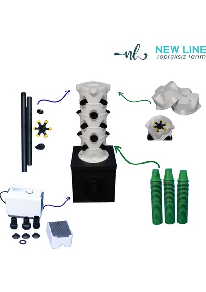 Dikey Topraksız Tarım Kulesi fiyatları