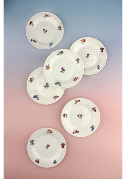 Inci Serisi Bloom 6 Parça Pasta/kurabiye Tabağı modelleri