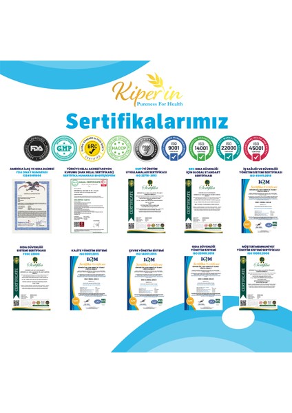 Kiperin Goldra | Cilt, Saç & Tırnak | Biotin, Keratin, Üzüm Çekirdeği, Hyaluronik Asit.. | 30 Kapsül