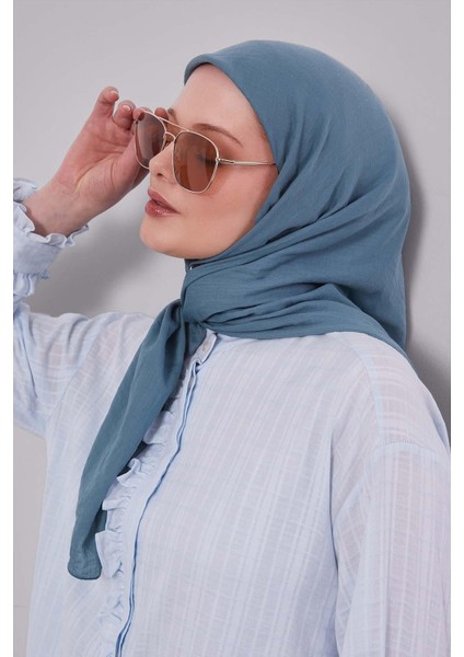 Mint Yeşili Lux Pamuk Cazz Eşarp