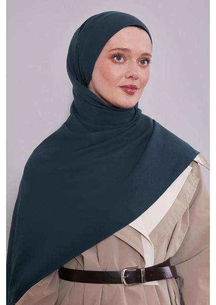 Küf Yeşili Pamuklu Cazz Kare Eşarp fiyatları