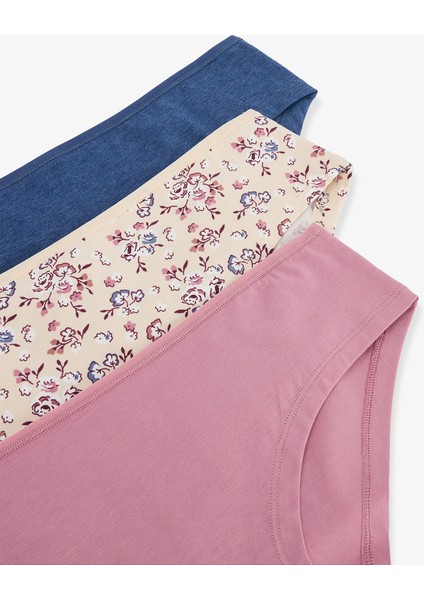 Çiçekli Rose Harmony 3'lü Hipster Külot fiyatları