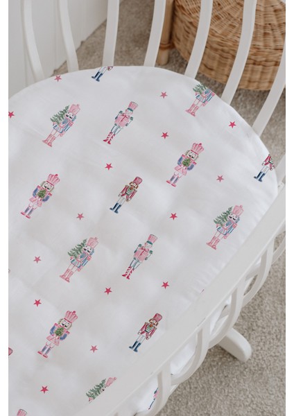 %100 Pamuklu Poplin Anne Yanı Beşik Nevresim Seti - Renkli Kurşun Asker modelleri