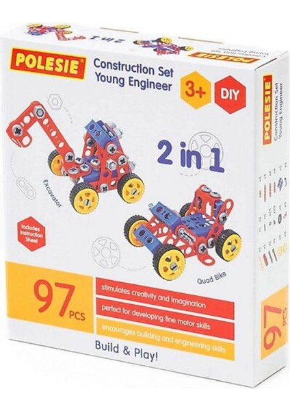 Polesie Oyuncak Eğitici Mucit Tasarım Seti 97 Parça 1108 72979 fiyatları