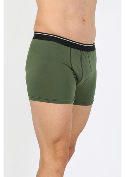 Erkek Pamuk Likralı Boxer Haki fiyatları