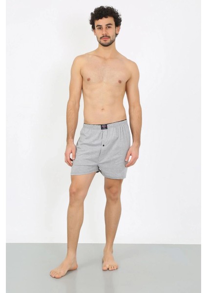 Erkek Penye Boxer Gri fırsatları