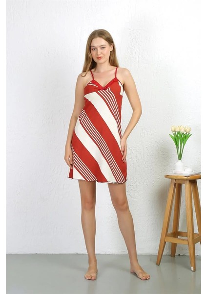 Kadın Ip Askılı Penye Gecelik indirimleri