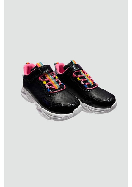 Kız Çocuk Işıklı Renkli Spor Ayakkabı