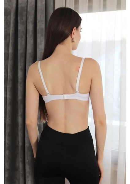 Kadın Destekli Balenli Sütyen Beyaz indirimleri