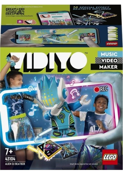 Lego® Vıdıyo™ Alien Dj Beatbox Yapım Seti 73 PARÇA-43104