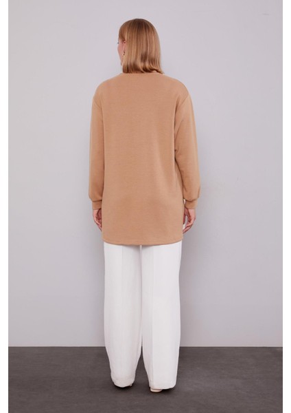 Camel Inci Detaylı Sweatshirt fırsatları