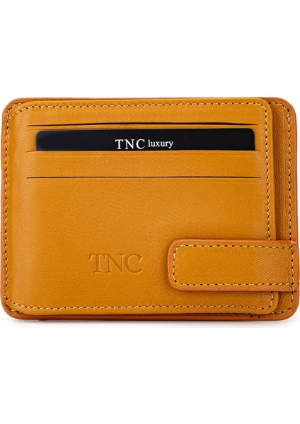 Erkek Hakiki Deri Hardal Kartlık 1148 350 Erk Krtlk SK25-26 Hardal