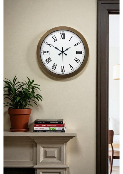 36 cm Eskitme Vintage Duvar Saati