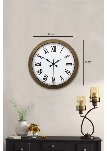 36 cm Eskitme Vintage Duvar Saati indirimleri