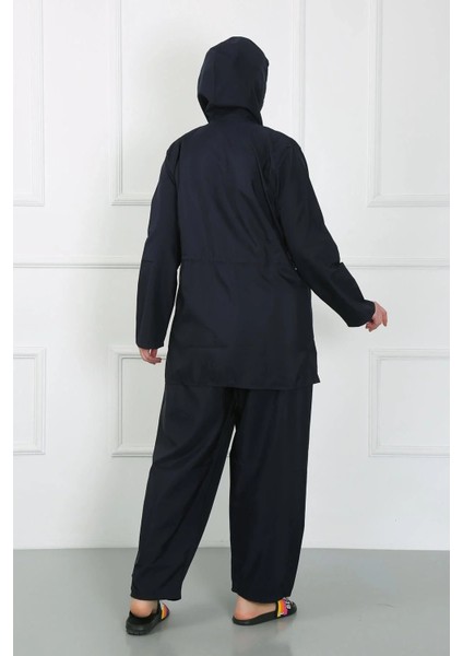 Büyük Beden Tesettür Büyük Mayo Lacivert fırsatları