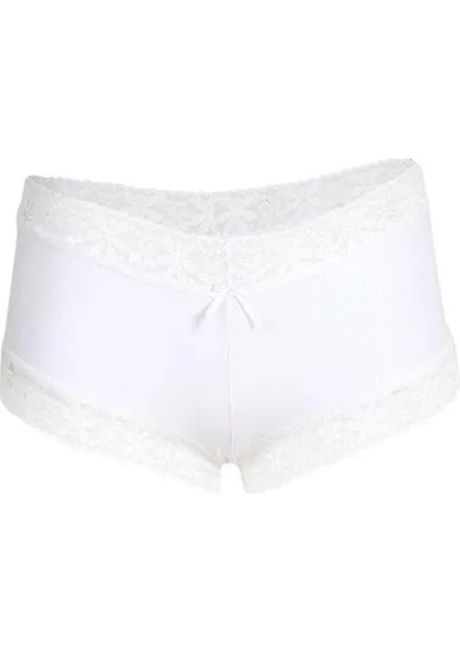 Kadın Pamuklu 2li Boxer Beyaz fiyatları