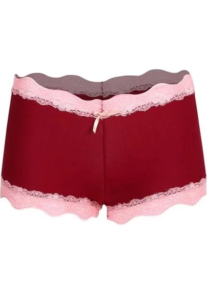 Kadın Pamuklu 2li Boxer Bordo fiyatları