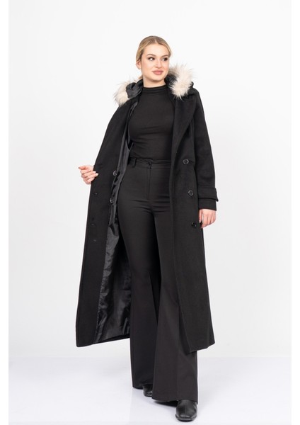 Furhood Luxe Coat – Kürk Detaylı Premium Kaşe Palto 2619 fiyatları