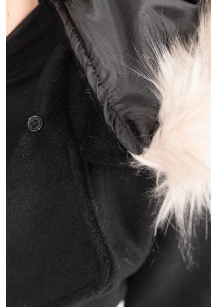 Furhood Luxe Coat – Kürk Detaylı Premium Kaşe Palto 2619 modelleri