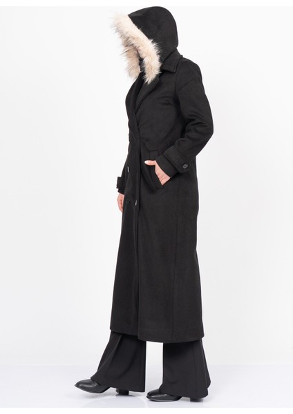 Furhood Luxe Coat – Kürk Detaylı Premium Kaşe Palto 2619 fırsatları
