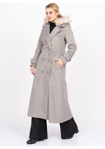 Furhood Luxe Coat – Kürk Detaylı Premium Kaşe Palto 2619