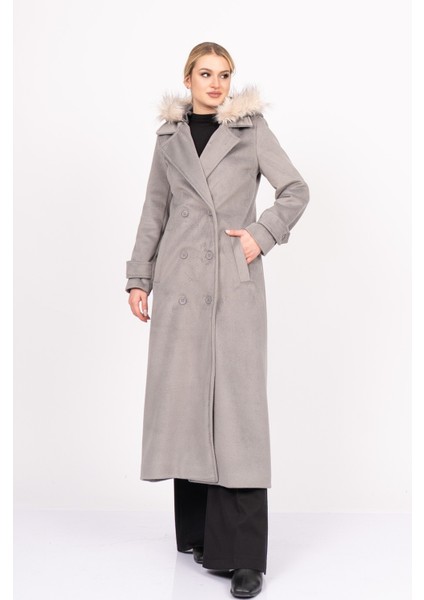 Furhood Luxe Coat – Kürk Detaylı Premium Kaşe Palto 2619 fiyatları