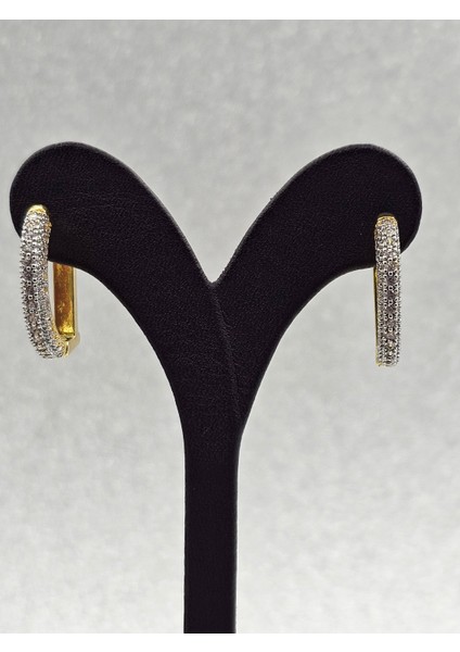 Xuping D Model Zirkon Taşlı Çelik Küpe modelleri