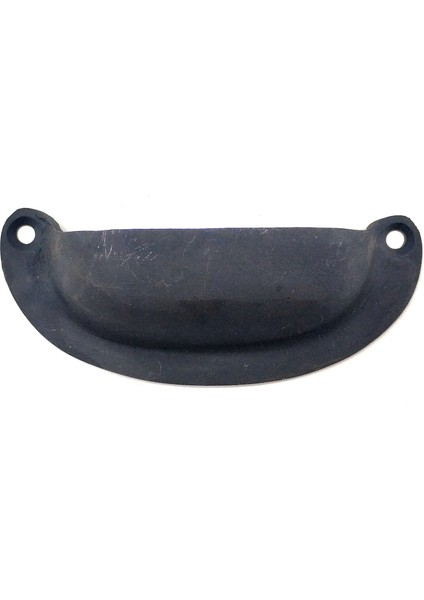 Antika Tarz Dekoratif Pirinç Düz Tas Mobilya Kulbu 37X87 Mm, Oksit